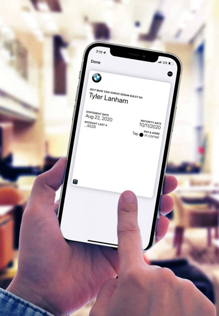 mobile wallet card information