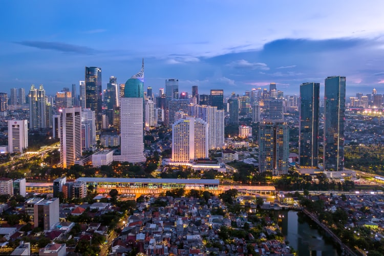 Skyline in Indonesia