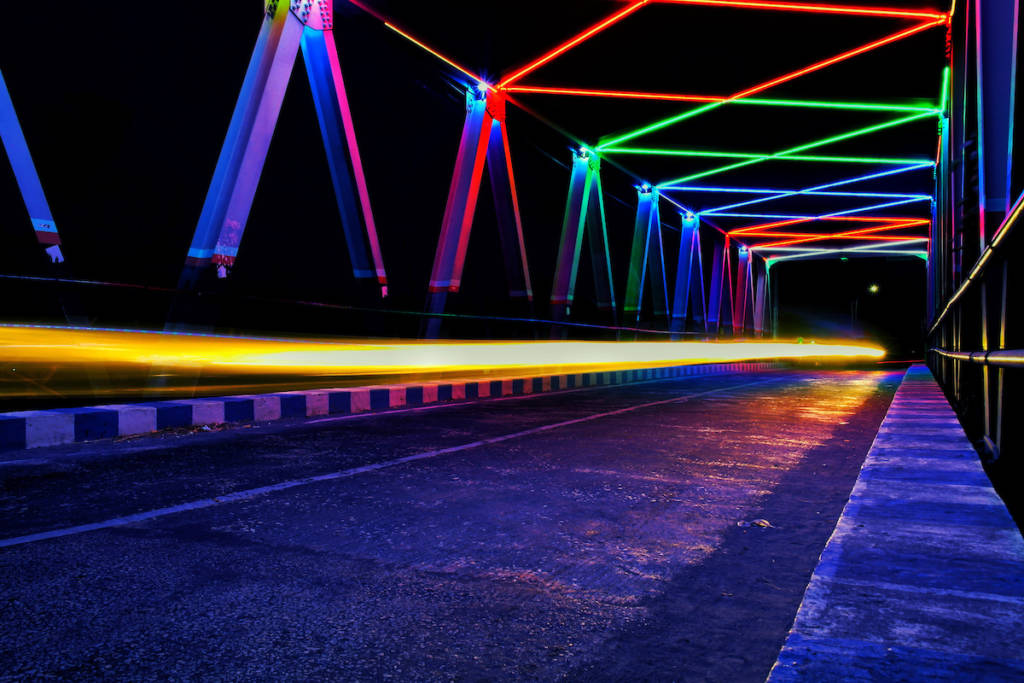 Colorful bridge