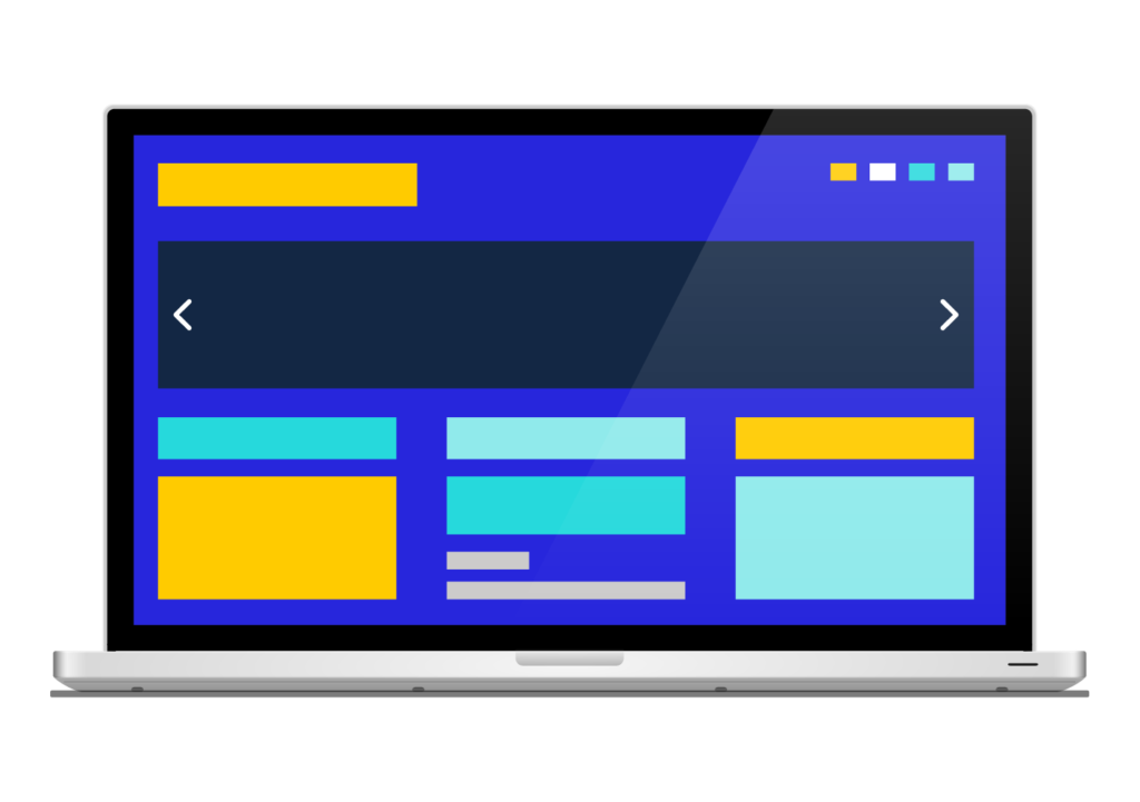 Generic UI of a user dashboard