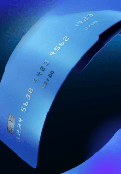 Secure contactless payment terminal with digital display for financial transactions.